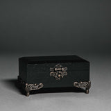 Black wedding ring box with legs – gothic ceremony style