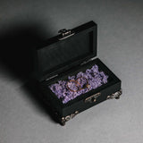 Moody wedding ring box for gothic ceremonies